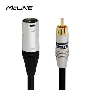 맥라인 RCA to XLR 캐논 케이블 1.5m MC-HA30, 1개