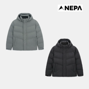 네파_NEPA_24FW 남성 프레스(PRESS) 기법을 적용하여 찬 바람을 막아 더욱 따뜻하고 포근한 착용감 프리미아 다운자켓_7K72069