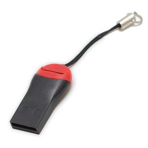 셀인스텍 USB2.0 MicoSD리더기 SDHC 고용량 메모리카드 지원, 1개