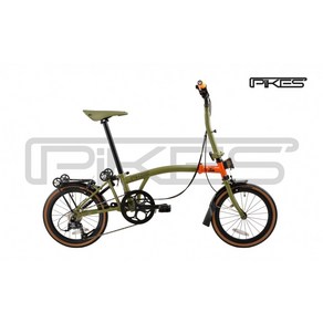 [사바코리아] 파이크 PIKES 외장 9단 M type 16인치 접이식 자전거 2022, Glossy Blue, 1개