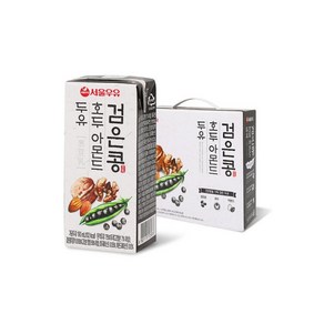 서울우유 검은콩 호두 아몬드 두유, 190ml, 10개