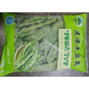 천구중국식품 냉동 삶은 또우죠 당콩 500g(랜덤발송), 500g, 1개, 500g