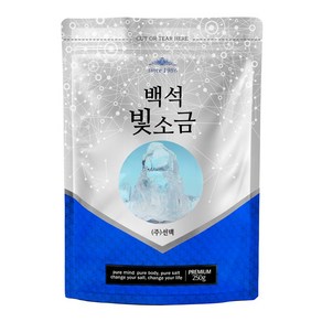 백석빛소금 천일염용융 고급소금 용융소금, 250g, 1개