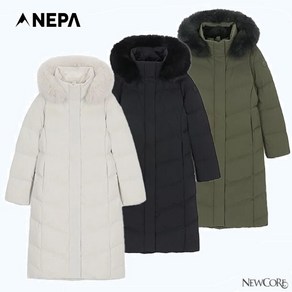 네파_NEPA_FW 여성 메커니컬 스트레치기능 소재를 적용하여 가볍고 활동성 프레스 기법을 적용하여 찬바람을 막아 더욱 따뜻하고 포근한 프리미아 롱 다운자켓 _7K82069