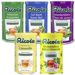 스위스 리콜라 허브티 5종 Ricola Instant Tee