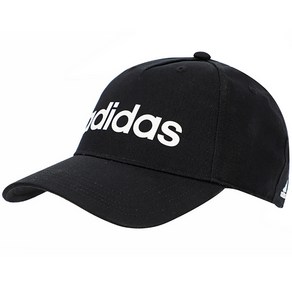 아디다스 DAILY CAP 일상모자 야구모자 BALL CAP 블랙+화이트 로고, 상세설명참조, 58호, 1개