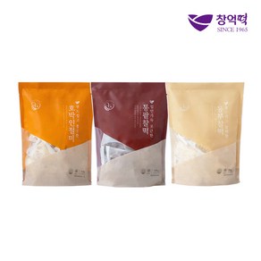 [KT알파쇼핑]창억떡3종 세트 (호박인절미+동부찰떡+통팥찰떡), 1개, 500g