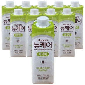 뉴케어 화이바(팩) 식이섬유 장건강 영양식, 10개, 200ml