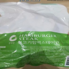 청정원 불고기함박스테이크 대상 냉동 1Kg(100gx10EA)