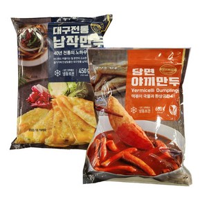 상품상세설명 참고 성경순만두(대구전통 납작만두450g+당면야끼만두600g), 1개, 1g