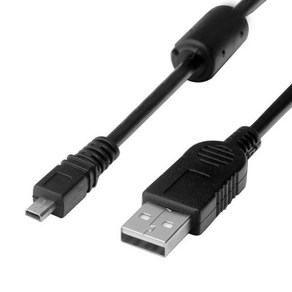 USB 카메라 전송 데이터 동기화 충전기 충전 케이블 코드 루믹스 카메라 DMC-G7 DMC-S5 DMC-ZS25 DMC-TZ35 ZS40 TS30, 1.Black - 1m, 1개