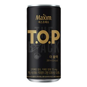 맥심 T.O.P 더 블랙 200ml, 30개