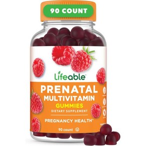 Lifeable Penatal Multivitamin with Ion and Choline  Geat Tasting penatal Vitamins fo Women  V, 1개