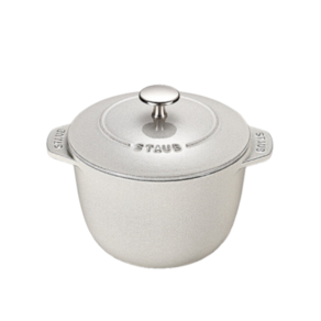 스타우브 STAUB 원형 꼬꼬떼 라이스 화이트 트러플 16cm 무쇠 주물 밥솥, 1개