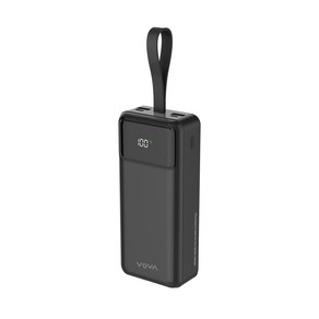 보바 고속충전 대용량 보조배터리 30000mAh 22.5W VA-130, 블랙