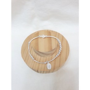925 SILVER 은 묵주팔찌 은 천주교팔찌 기적의 패