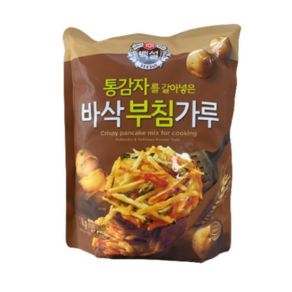 CJ제일제당 통감자를 갈아 넣은 바삭부침가루, 1kg, 6개