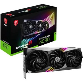 MSI 게이밍 지포스 RTX 4090 24GB GDRR6X 384비트 부스트 클럭: 2595MHz HDMIDP Nvlink TiFoz 3 Ada Lovelace Achi, 1개