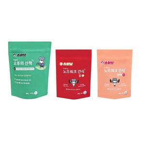 슈와냥 노즈워크 닭 80g1개+노즈워크 연어 80g1개+오후의 산책 300g1개 강아지영양제 강아지관절영양제 애견노즈워크 노견영양제, 1세트, 뼈/관절강화