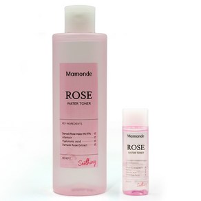 마몽드 로즈워터 토너 250ml + 25ml 추가증정 (옵션별 증정 수량 상이), 1세트, 275ml