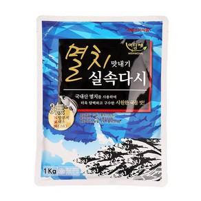 멸치맛내기실속다시1kg/푸드코리아-4개, 1kg, 4개