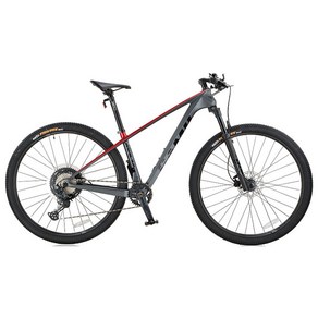 [첼로자전거] XC PRO 50 XT 12단 29인치 카본 MTB 자전거 2023, 차콜 / 빈티지 실버, S, 1개