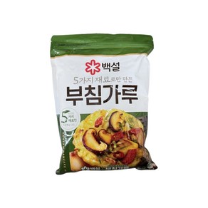 CJ 백설 자연재료 부침가루 1kg 명절음식준비 대용량식자재 식자재마트, 1개