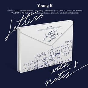 영케이 (Young K/DAY6) / Lettes with notes (JYPK1724)