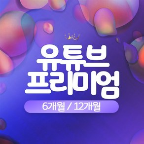 유튜브 프리미엄+유튜브 뮤직 3개월 6개월 12개월