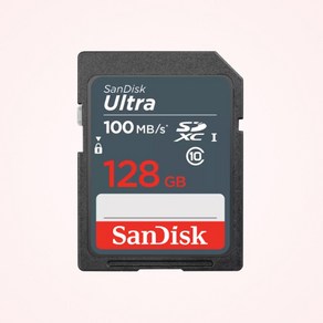 샌디스크 울트라 SDXC SD 카드 128GB/DUNR, 128GB, 1개