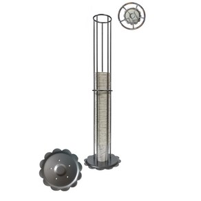 온핌 A 대용량 소주잔 종이컵 작은 컵 수거함 수거기 수거대 디스펜서 55mm, 1개