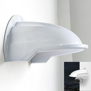 카메라 방수커버 터렛 돔 카메라 보호 박스 방수 커버 보안 케이스 쉴드 벽, 03 White 1, 1개
