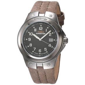 Timex 남성용 익스페디션 메탈 야전 시계 브라운/블루. 40 mm