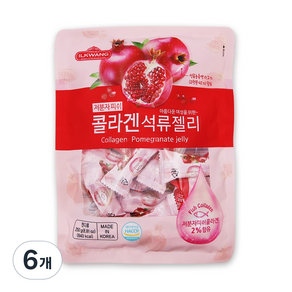 일광제과 콜라겐 석류 젤리, 6개, 250g