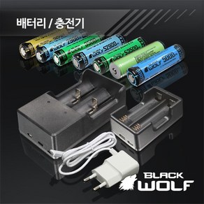 블랙울프 배터리 18650배터리/충전기모음, C7-깜냥 KP-5020SM(2.0A), 1개