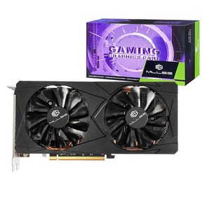 MLLSE AMD RX 5700 XT 8GB 그래픽 카드 GDDR6 256Bit PCI-E 4.0 × 16 6 8 핀 라데온 GPU Rx 5700XT 게임, 1) RX 5700XT 8GB, 1개