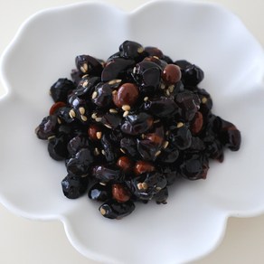 [여우마을 수제반찬] 볶아조린 국산서리태조림 국산콩조림 검은콩조림, 1kg, 1개
