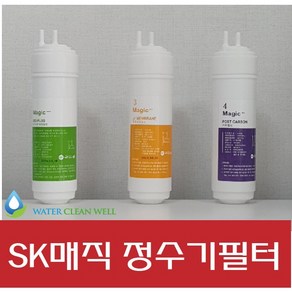 SK매직 정수기 호환 최고급형WPU-2100C 필터, 1년치(3+1+3)구성