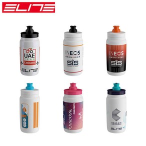 엘리트 경량 자전거 물통 FLY TEAMS 550ml, INEOS WHITE, 1개