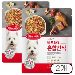 강아지 혼합 소프트 영양 간식, 350g, 2개