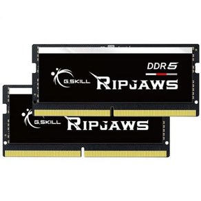 G.SKILL Ripjaws DDR5 SO-DIMM 시리즈 RAM 32GB (2x16GB) 4800MT/s CL34-34-76 1.10V 언버퍼드 Non-ECC 노트북/노트북 메모, 2개