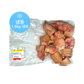 [헤이미트] 국내산 돼지족발 미니족 냉동족발 냉동 미니족발 1.6kg 내외, 1개