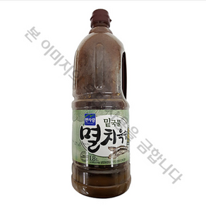 멸치육수 멸치액 면사랑 1.8L 밑국물, 1개