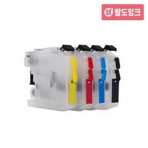 브라더 재생잉크 LC535XL 539XL MFC-J200 DCP-J105 DCP-J100, LC-535XL 빨강, 1개