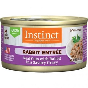 Instinct Flaked Rabbit Entée Wet Cat Food - 3 Ounces 24 Pack, 3 Ounce (Pack of 24)