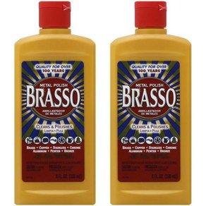 Basso 다목적 광택제 에센스 플러스 카프로 브라소 메탈 폴리쉬 8온스2팩 Q1259069, 8 Fl Oz (Pack of 1)