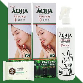 뉴 아쿠아 필링 때프로 300ml 2개(+하늘선물 물티슈 10매), 01 뉴 아쿠아 필링 때프로 300ml 2개, 2개