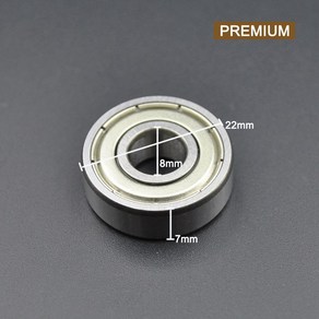 베어링 스케이트보드 휠 608 ZZ 2RS 8x22x7mm 608ZZ 2Z DDU 608RS 8 mm 내부 보어 롤러 스케이트 10 개 100, [01] 10 개, 01 01 CHINA, 10개