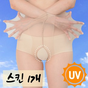 [캐디픽] 올풀림방지 여성 골프 스타킹 여름 용 자외선 UV 무광 압박 발고리 팬티 스타킹