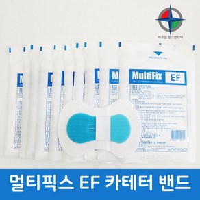 [캐주얼헬스] 유니 멀티픽스 EF 폴리카테터 고정밴드 테이프 (알콜스왑1매포함), 20세트